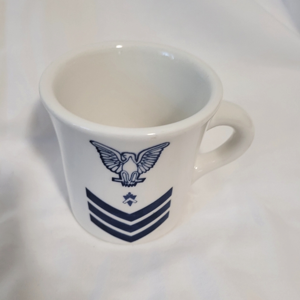 U.S. Navy Builder with “Cullen D.L.” Victor Style Diner Mug
